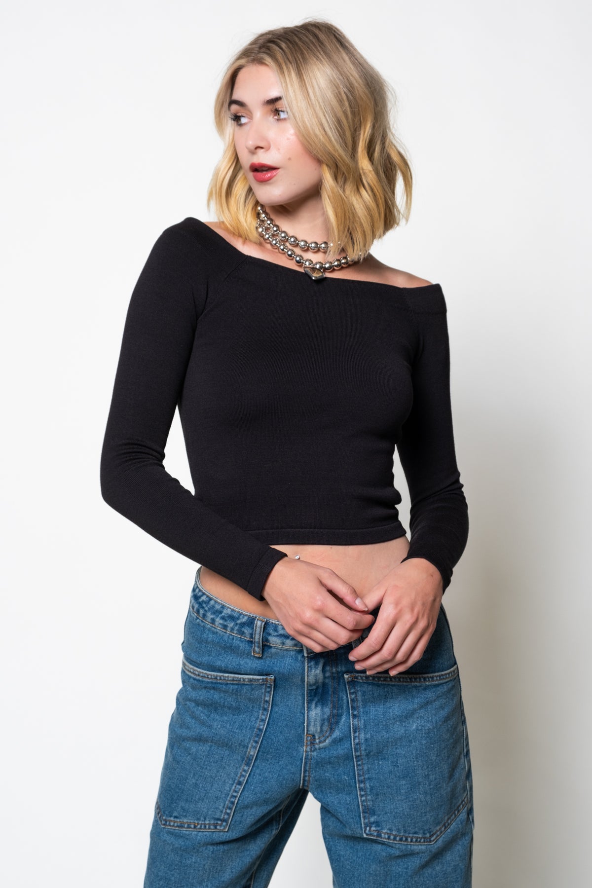 Steve Madden Ressi Off The Shoulder Top