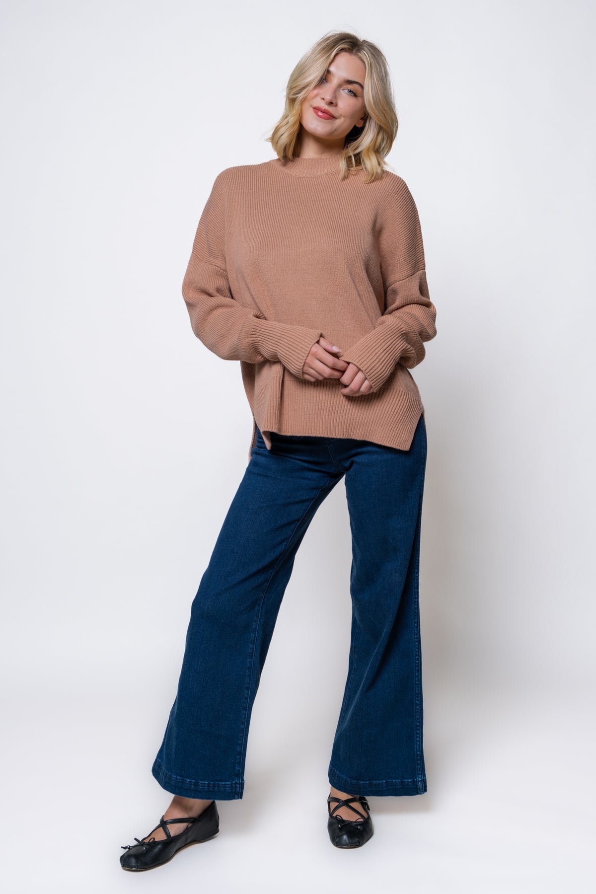 Riley Slouchy Crewneck Sweater