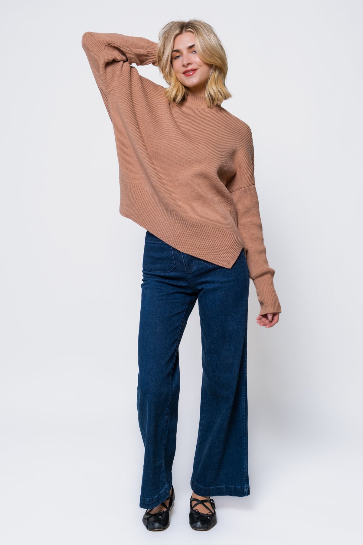 Riley Slouchy Crewneck Sweater