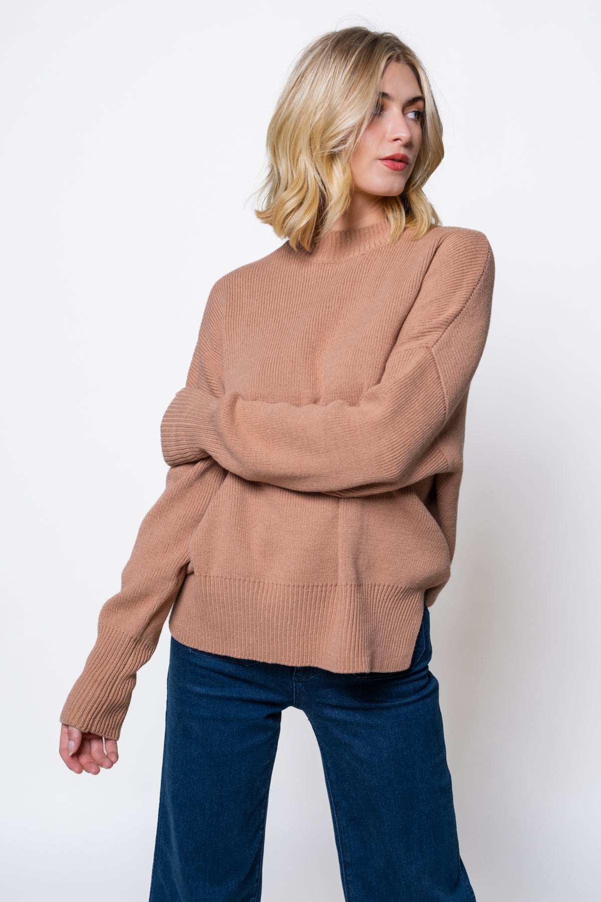 Riley Slouchy Crewneck Sweater