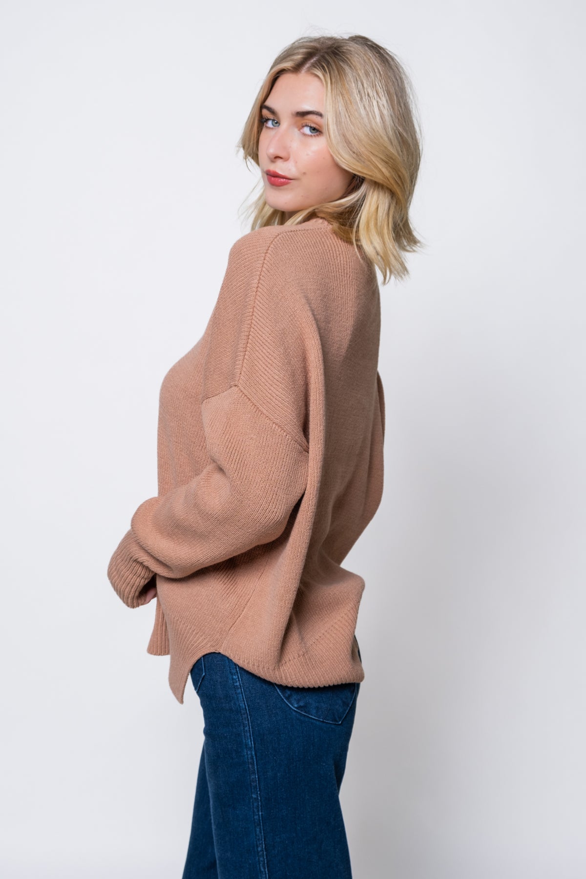 Riley Slouchy Crewneck Sweater