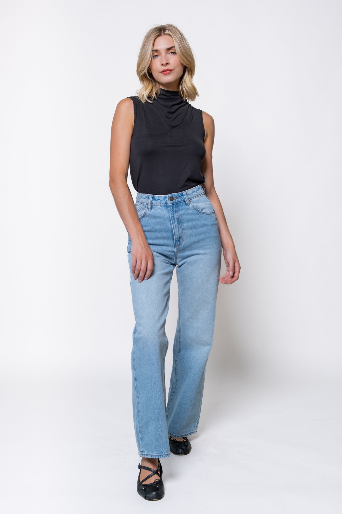 Rolla's Heidi Ankle Jeans - Old Stone