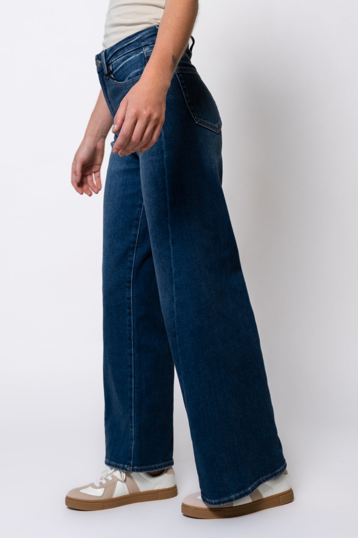 Just Black Seamed Stretch Jeans