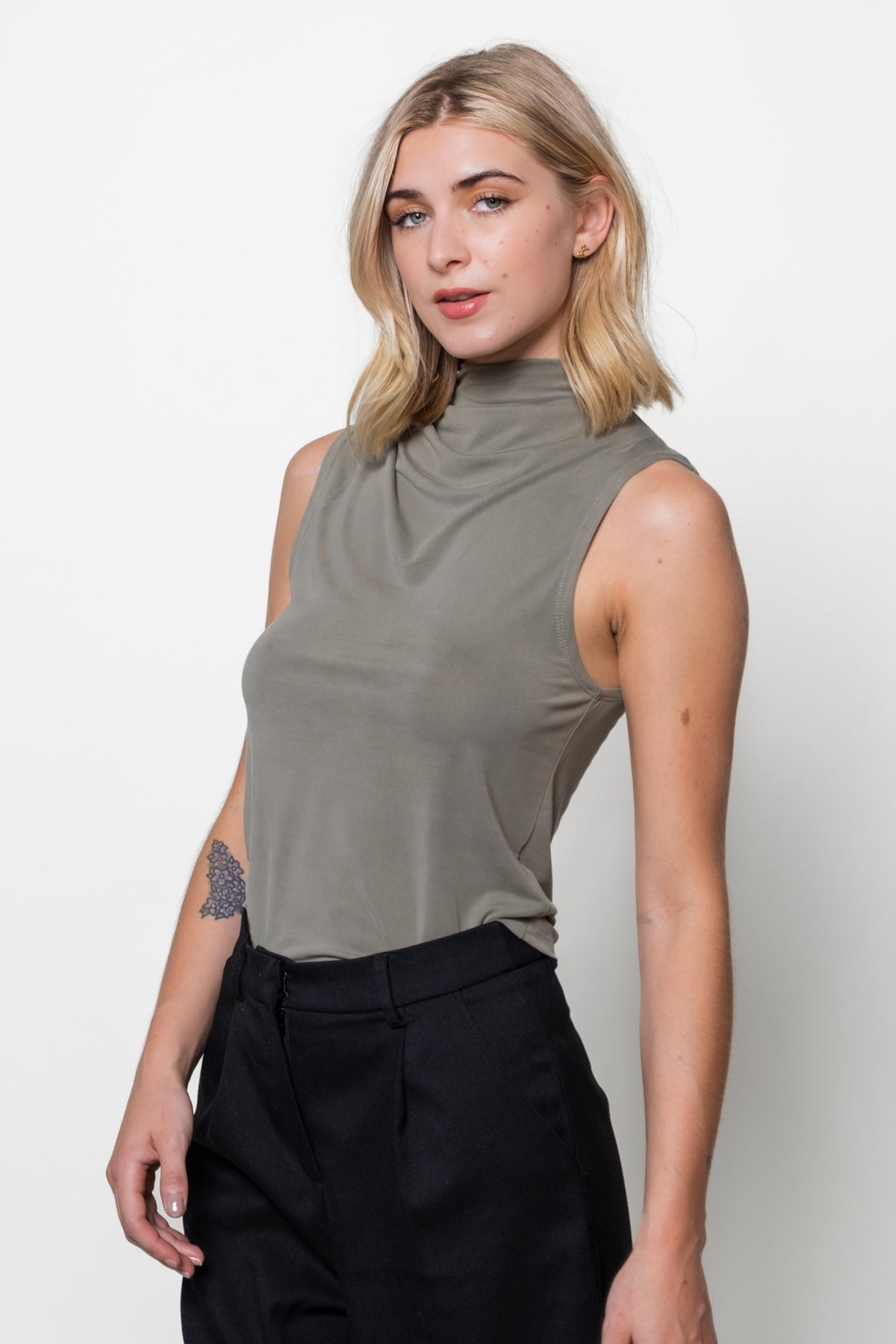 Alma Mock Neck Top