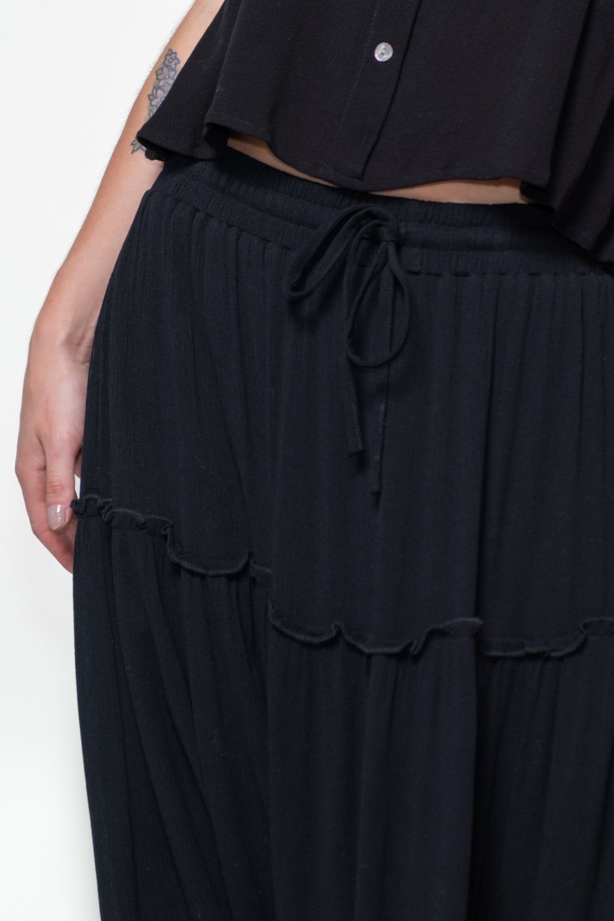 Bria Tiered Maxi Skirt