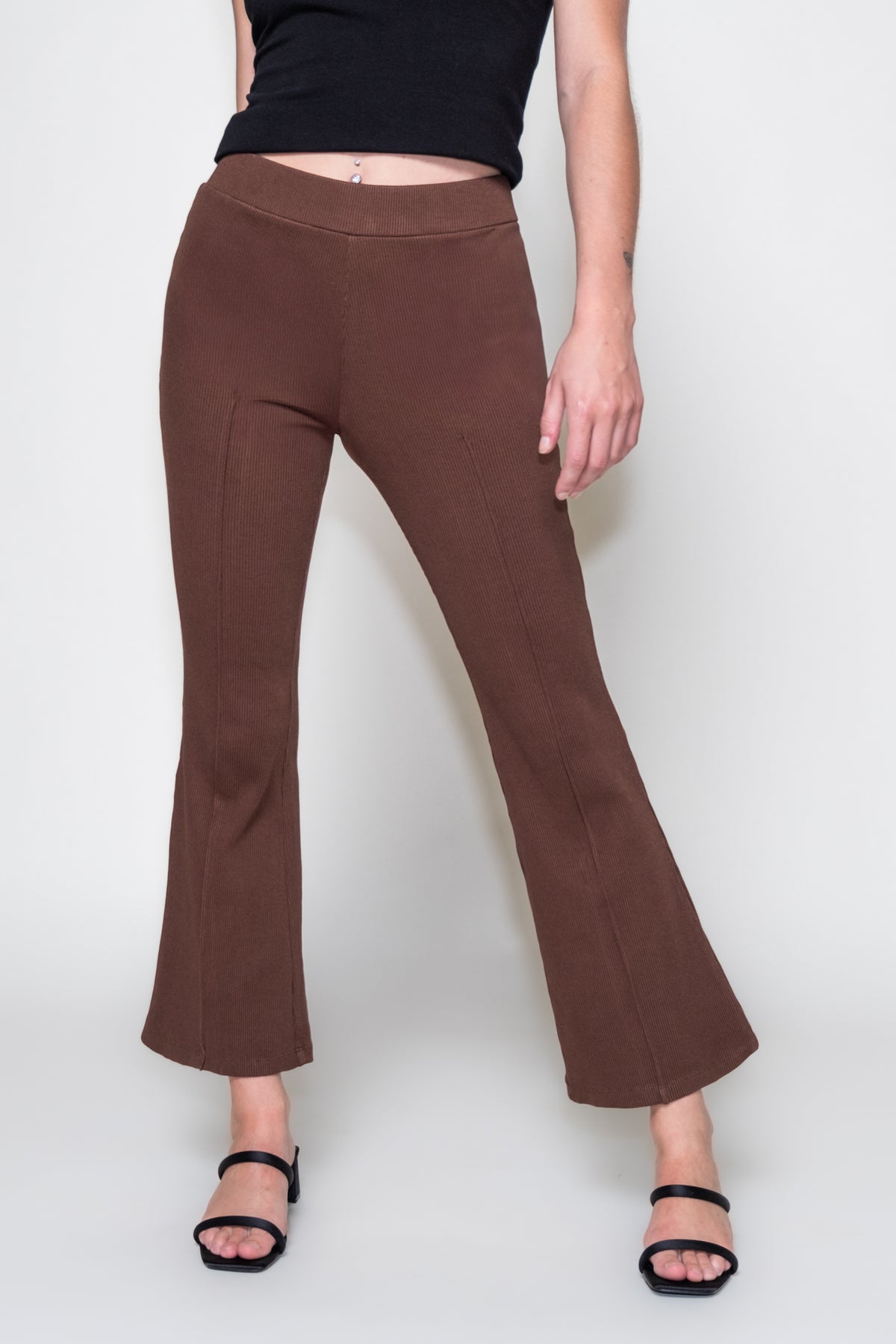 Annie Cropped Stretch Flares