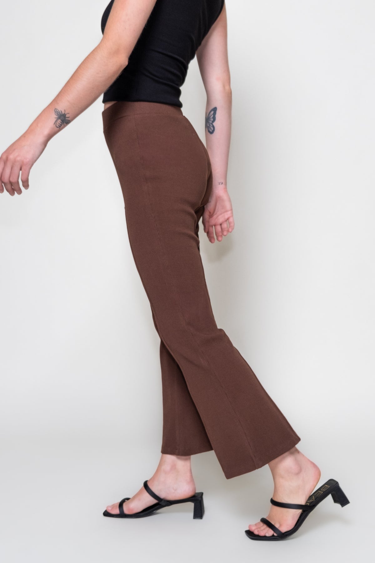 Annie Cropped Stretch Flares