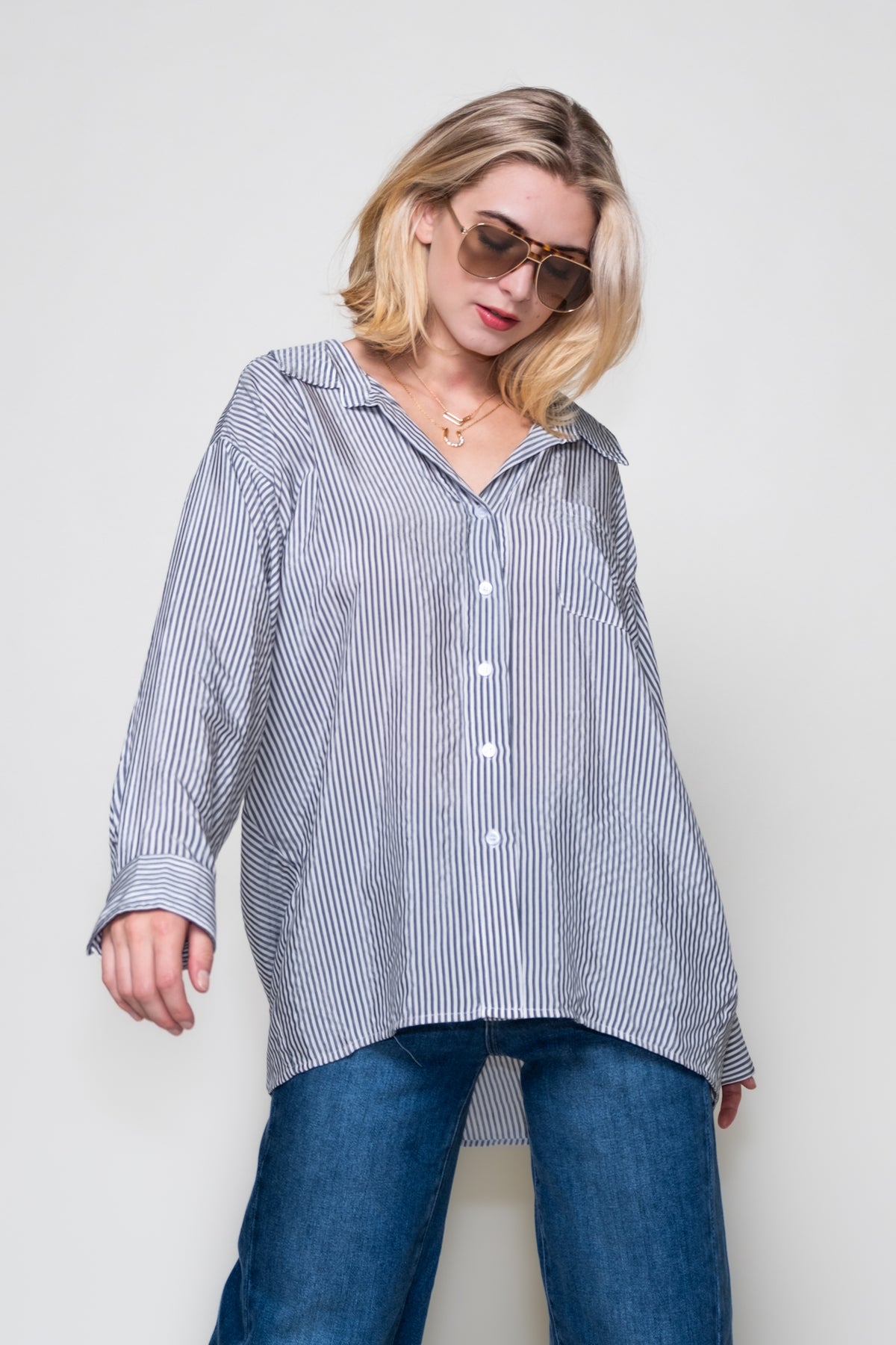 Mayfair Relaxed Buttondown Top