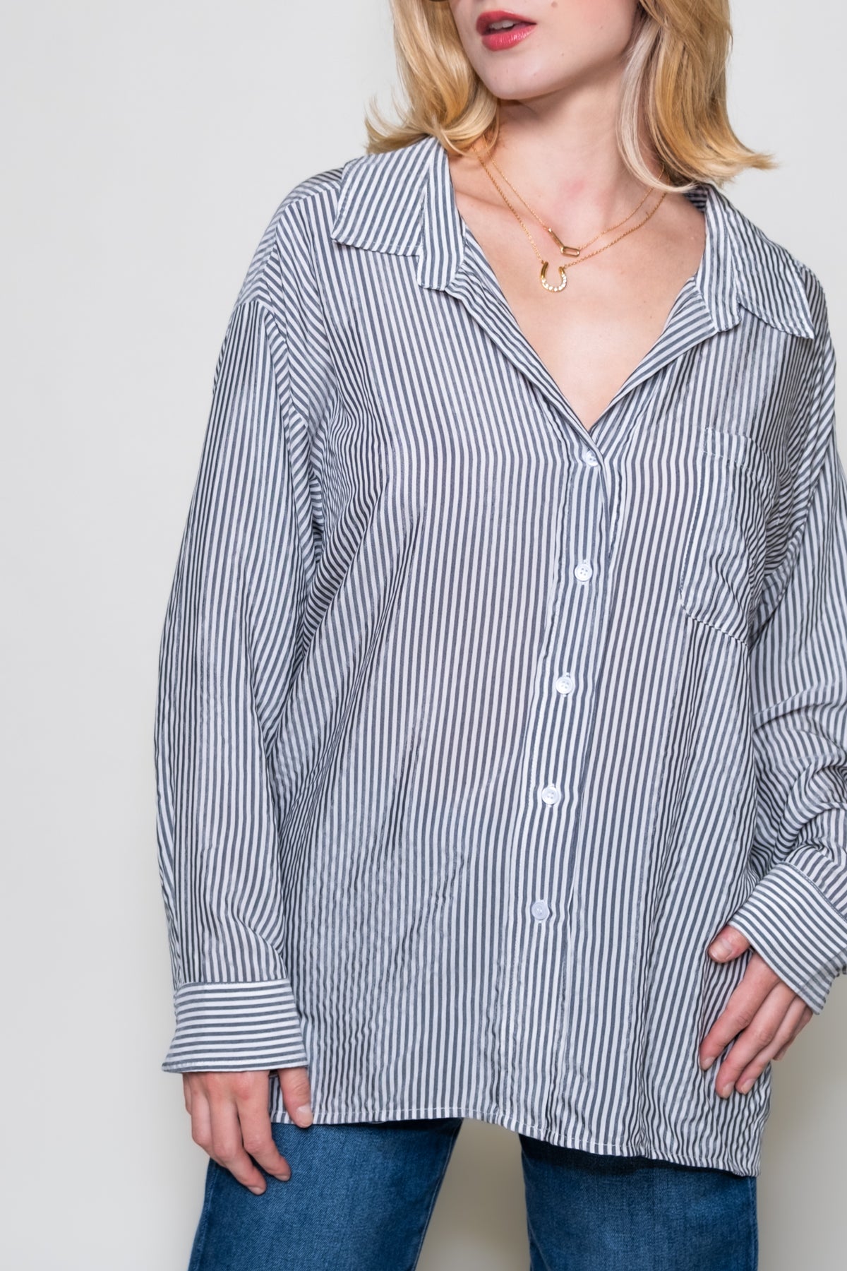 Mayfair Relaxed Buttondown Top