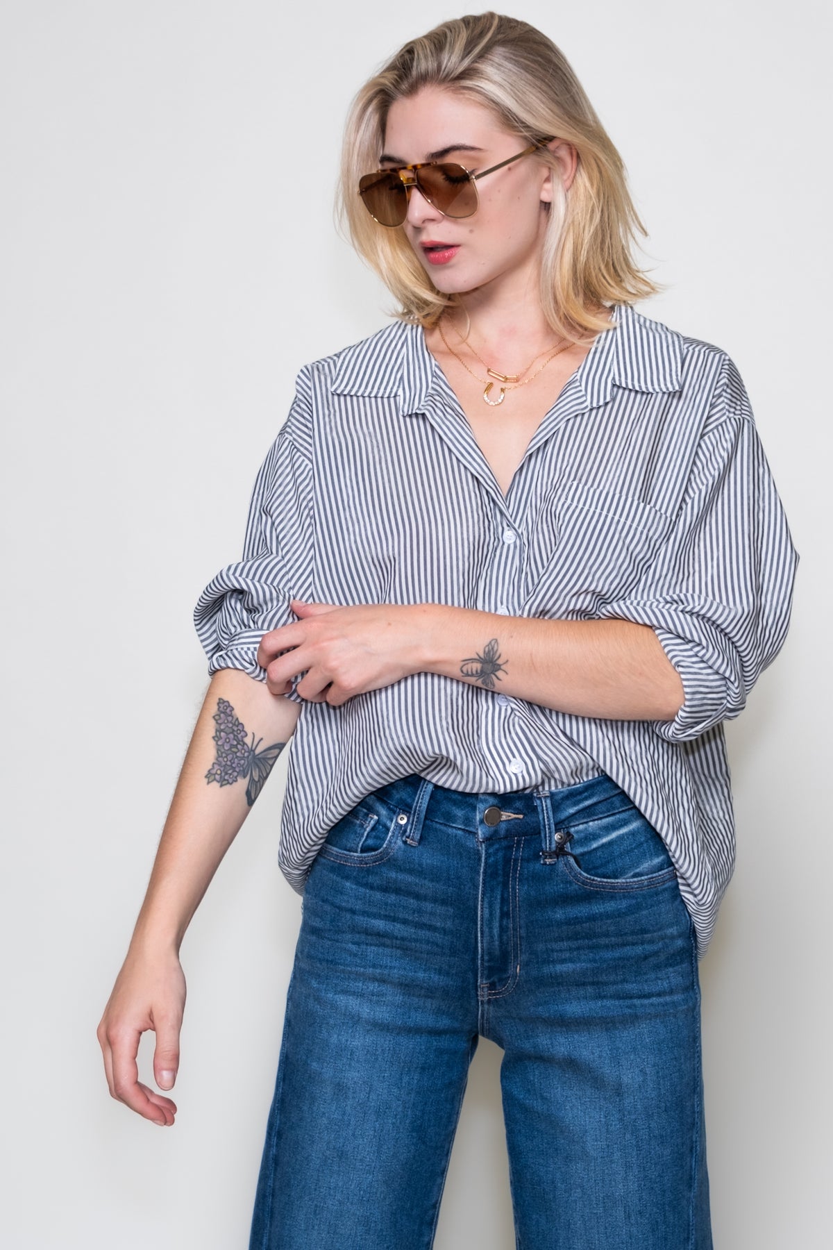 Mayfair Relaxed Buttondown Top