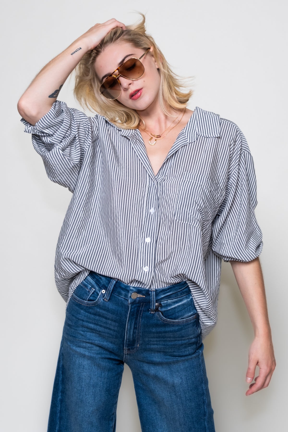 Mayfair Relaxed Buttondown Top