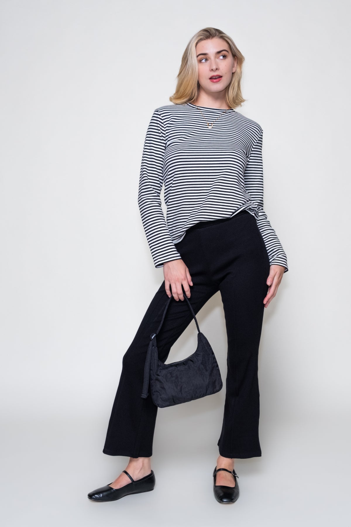 Laine Long Sleeve Striped Tee