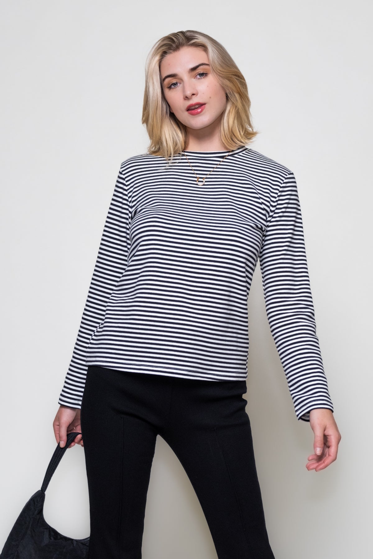 Laine Long Sleeve Striped Tee