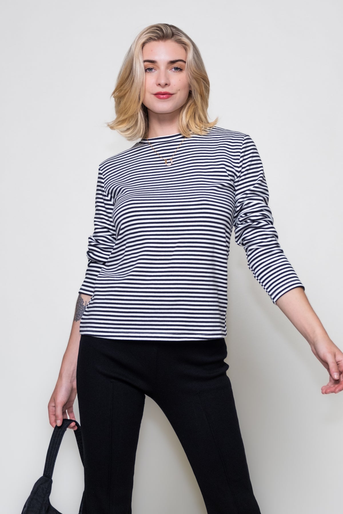 Laine Long Sleeve Striped Tee