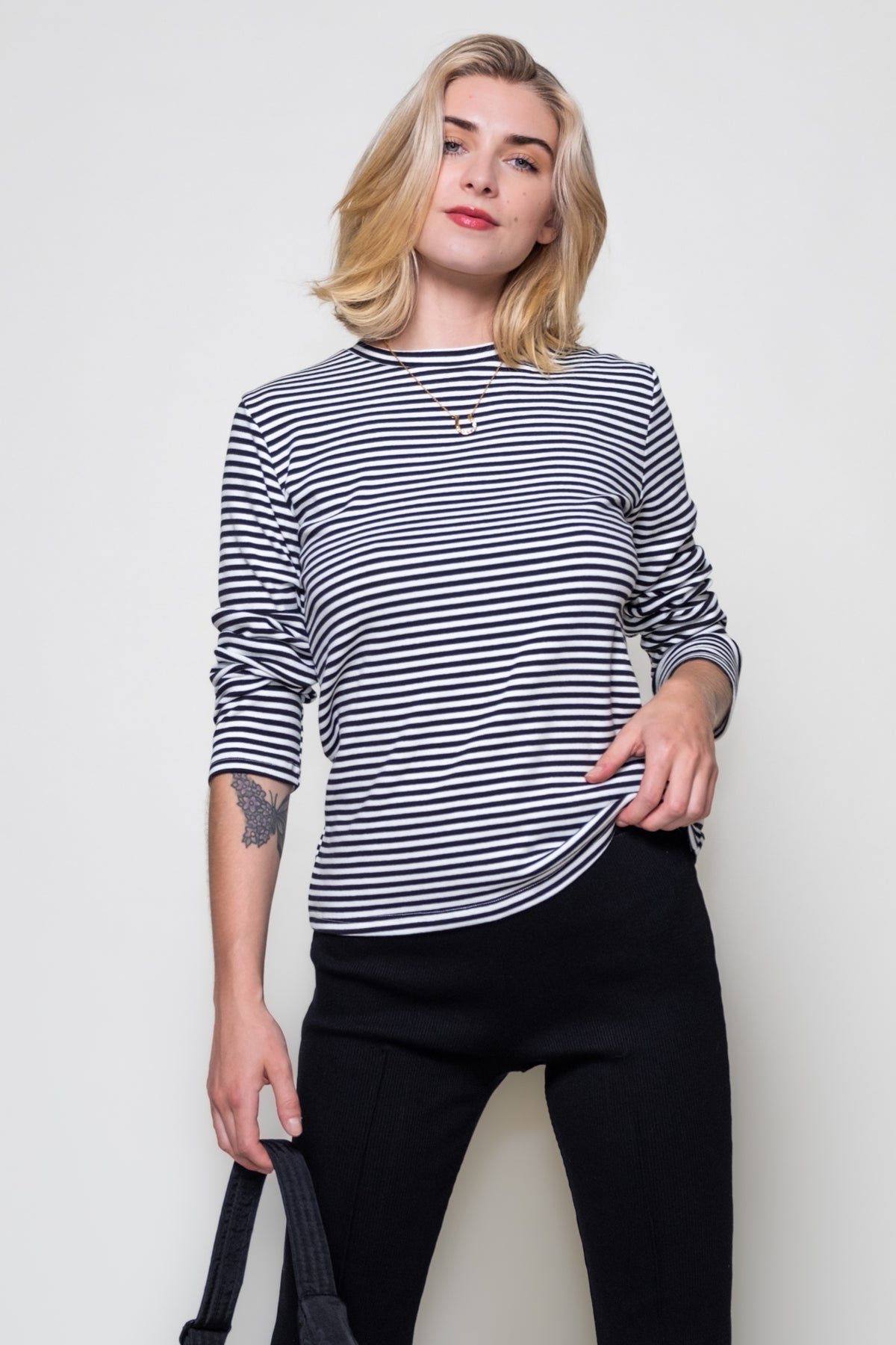 Laine Long Sleeve Striped Tee