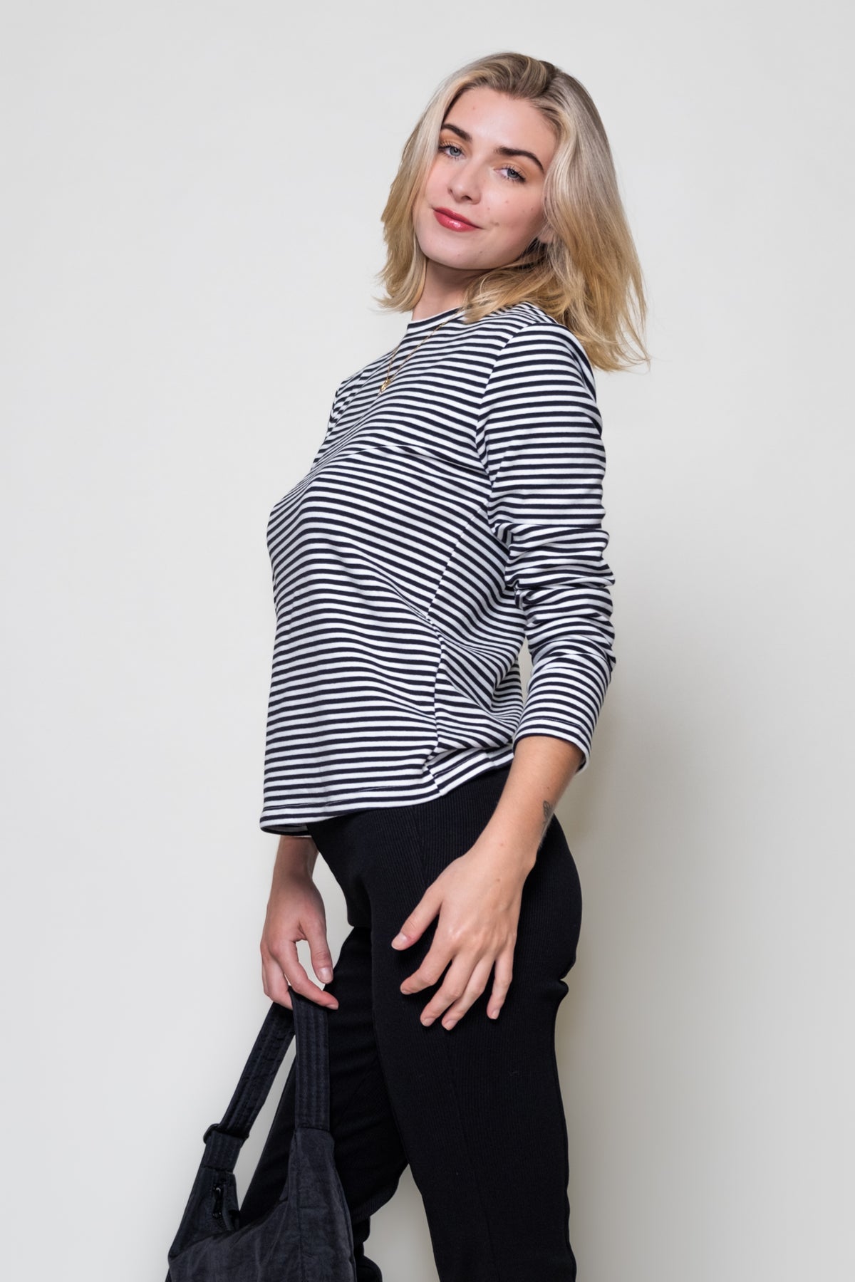 Laine Long Sleeve Striped Tee