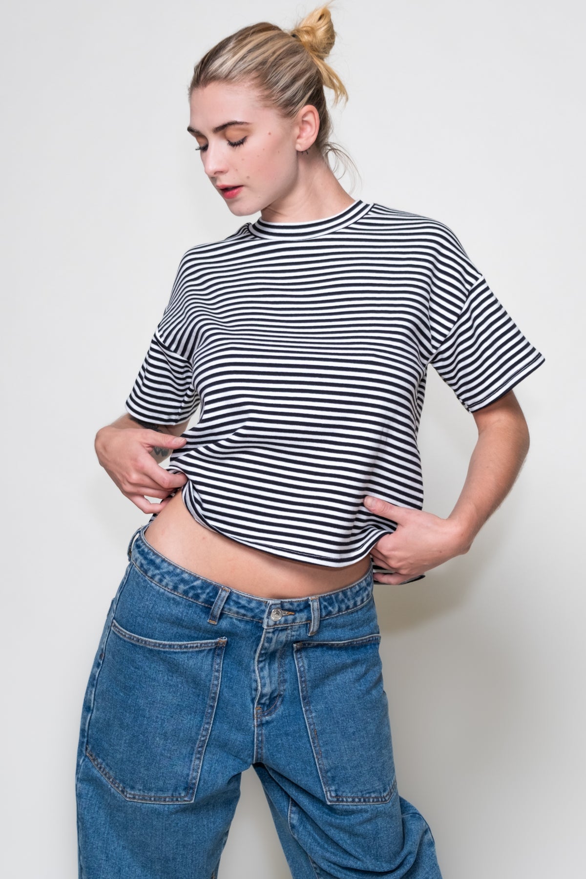 Elissa Box Cut Skimmer Tee