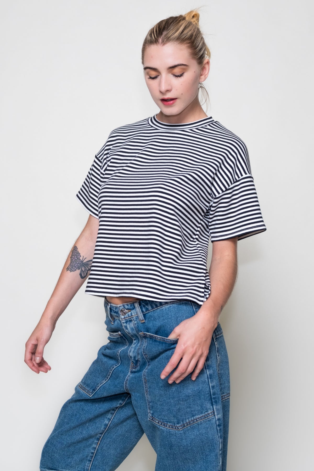 Elissa Box Cut Skimmer Tee