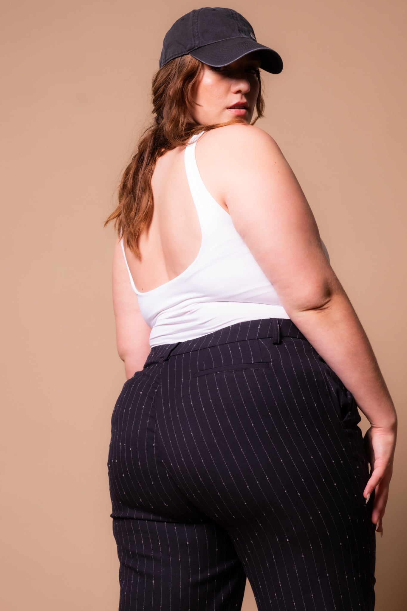 Final Sale Plus Size Paperbag Jogger Pants with Attached Tie in Black –  Chic And Curvy